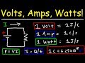 Understanding Volts, Amps, and Watts
