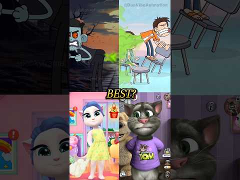 😱OMG🤢"My Friend Always Exaggerates" My Talking Angela 2 And Tom #tiktok #duo #viral #shorts #omg