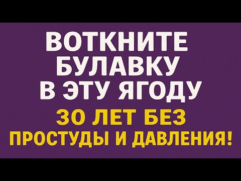 Воткните булавку в эту ягоду, 30 лет без простуды и давления! Тайный рецепт знахарей и шаманов