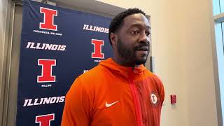 SIU week: Illini cornerback coach Corey Parker 