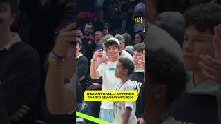 Kimi Antonelli Enjoying Spurs vs Thunder Season Opener 🌟