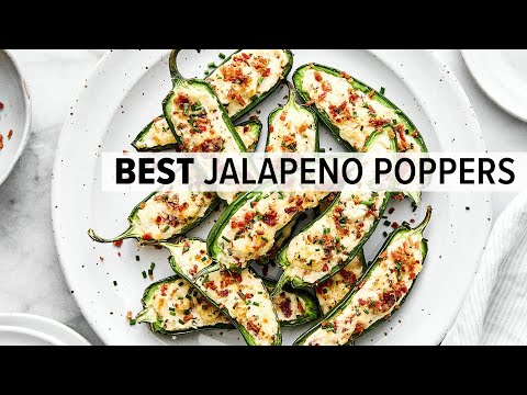 The Best JALAPEÑO POPPERS - Perfect for Super Bowl & Game Day!