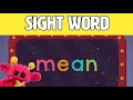 Exploring the Sight Word MEAN with Hubble the Alien