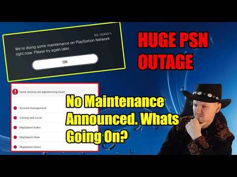 Huge PSN Outage, Maintenance Error But No Maintenance Was Announced Whats Going On?