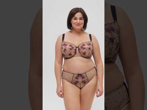 Biustonosz Frida A911 szafirowy miękki