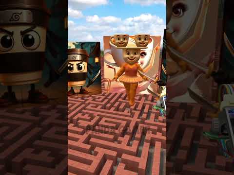 GUESS REVERSE ALL SIZE CAPPUCCINO ASSASSINO BALLERINA FAMILY 2D vs 3D BRAINROT MEMES BIG MAZE Gmod