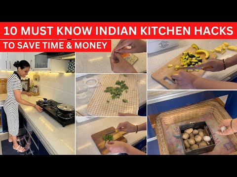 10 Must-Know Indian Kitchen Hacks To Save Time & Money | Desi Kitchen Secrets By Organizopedia