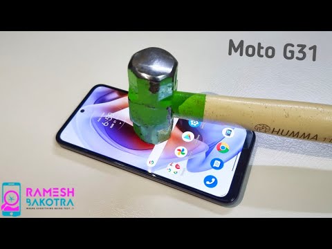 (ENGLISH) Motorola Moto G31 Screen Scratch Test