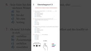 2. Einstufungstest C1 #deutschlernen