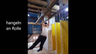 my self made ninja Warrior trainingsparcour  39 exercises