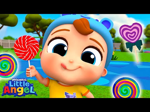 🍭A Lollipop For Mummy's Day! 🍧  | Little Angel 😇 | Kids Learn! | Nursery Rhymes | Sing Along