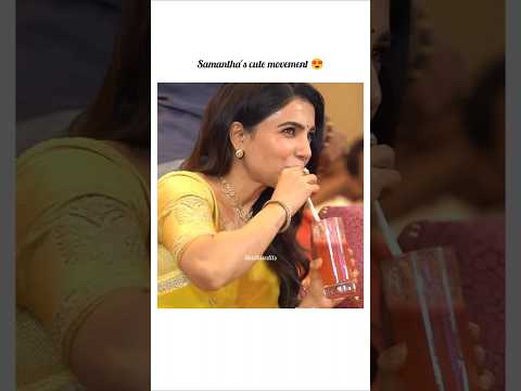 samantha's cute movement ๐#ytshorts #samantha #samantharuthprabhu #southindian