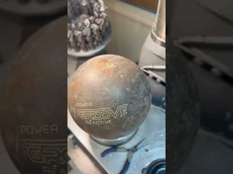 Can I restore this dirty ball 🫣🎳#fypシ #shortvideo #shorts #asmr #restoration #satisfying #fyp