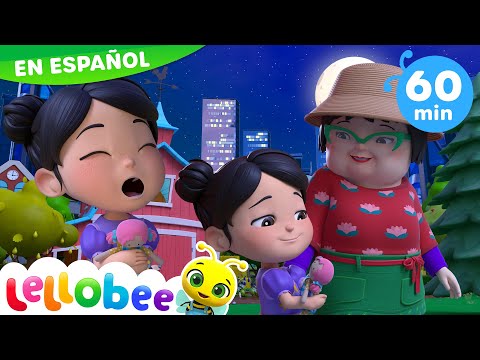 Canción de cuna de Lellobee⭐🌙| Canciones Infantiles🎵| Juega y aprende | Moonbug Español | Lellobee