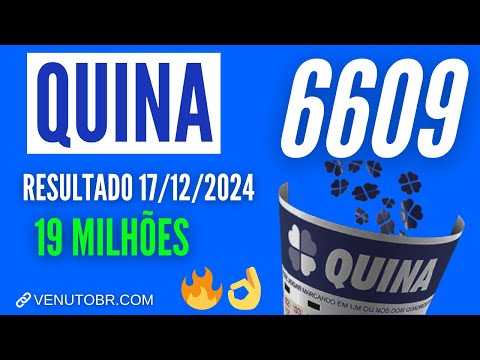 🍀 Resultado Quina 6609