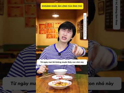 Khoảnh khắc ấm lòng của ông chủ