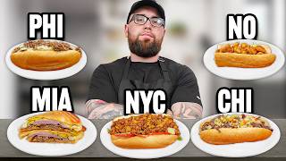 Cooking & Rating Every Major City's BEST Sandwich!