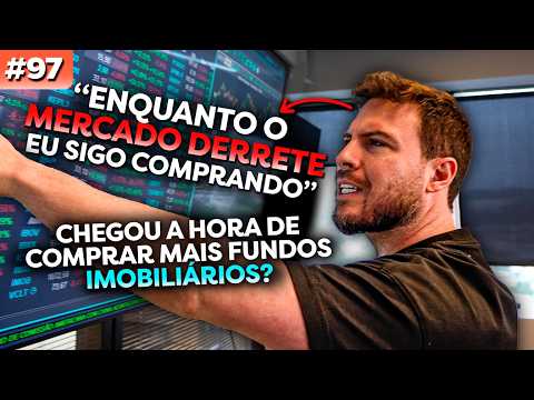 ⁠MERCADO DERRETENDO E EU APROVEITO PARA COMPRAR MAIS BARATO | Investi em FII com P/VP DE 0,8