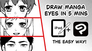 The Easiest Way to Draw Manga Eyes (3 Styles Beginner Artists Should Know)