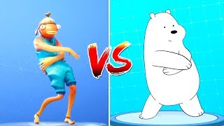 All Fortnite Dances In Real Life Videos Infinitube - cartoon network characters doing fortnite dances ice bear jake the dog