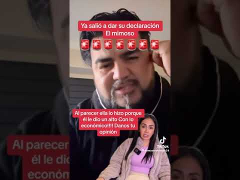 Declaracion del mimoso hacia su esposa confiesa la verdad