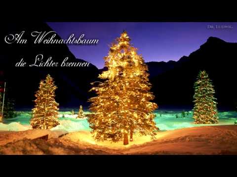 Am Weihnachtsbaum die Lichter brennen [German Christmas song][+English translation]