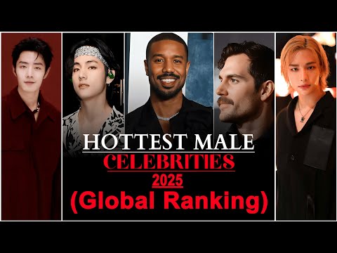 Top 10 Hottest Handsome Faces Celebrities of 2025 (Global Ranking) | Top 10 Most Facts
