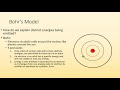 Bohr Model and Electron Energy Levels