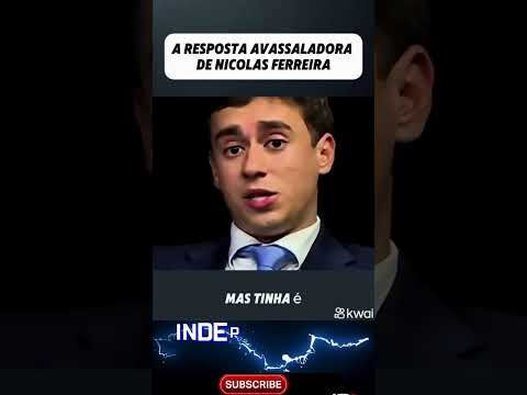 Nikolas Ferreira - Vai Pra Cima da Jonalista de Esquerda. #noticias #viralvideo #nikolasferreiradm
