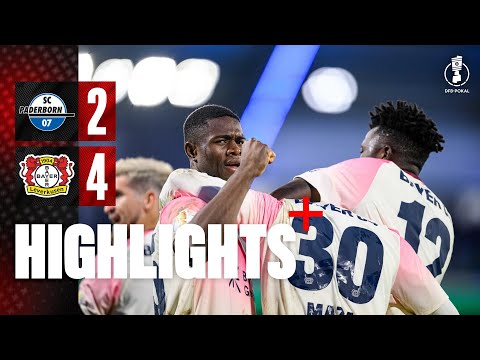 Crazy last-minute victory, Maza's first goal | Highlights Paderborn vs. Bayer 04 | DFB Pokal thumbnail
