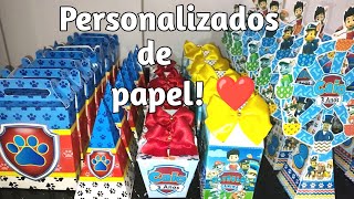 Personalizados de papel! 👏//Personalizados recheados e finalizados.❤️