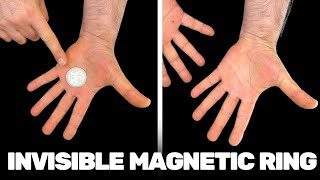 INVISIBLE MAGNETIC RING ! Gimmick Step by Step 🪄 #tricks #magic #magictricks #foryou