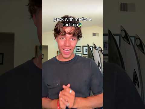 Pack With Me For A Surf Trip