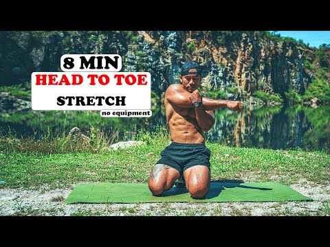 8 MINUTES OF HEAD TO TOE STRETCHING#gym #fitness #workout