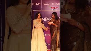 स्पृहा जोशी at Filmfare Marathi Red Carpet with RJ Utsavi | Mirchi Marathi