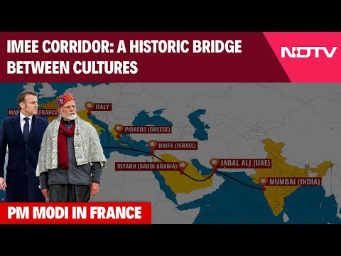 PM In France |  PM Modi, Macron Agree To Work Closely On IMEE Corridor. What Is It?