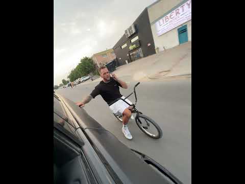 Multitasking at its finest! Keeping the @palmautos family happy. #bmx #insane #dubai