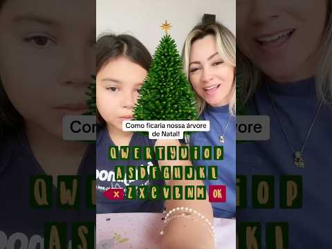 COMO FICARIA NOSSA ÁRVORE DE NATAL #shorts