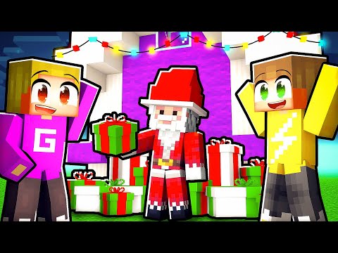 KERSTMAN Komt Naar Kleurstad In Minecraft! (Survival)