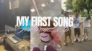 Ich hab mein ersten song aufgenommen mit Joshwayzz 💯💯( Kalsruhe ,Studio )Vlog 