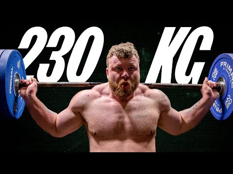 230kg (505lbs) Overhead Press | Road To Arnold Strongman Classic