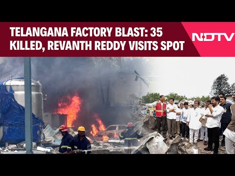 Telangana News | 35 Killed In Telangana Factory Blast, CM Revanth Reddy Visits Accident Spot