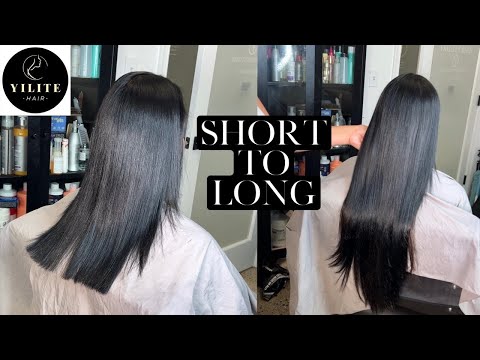 Short To Long Hair In Under An Hour!! | YILITE HAIR