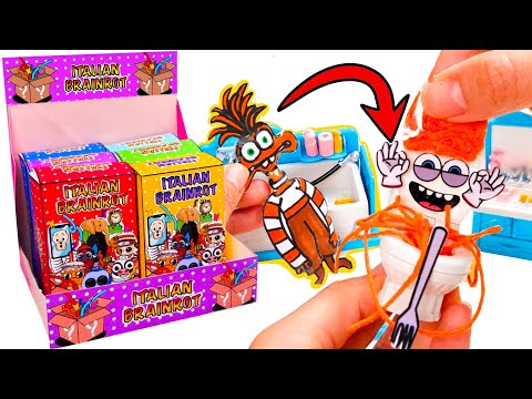 PEPER DIY🍝 ITALIAN BRAINROT Spaghetti Tualetti RANDOMBOX UNBOXING