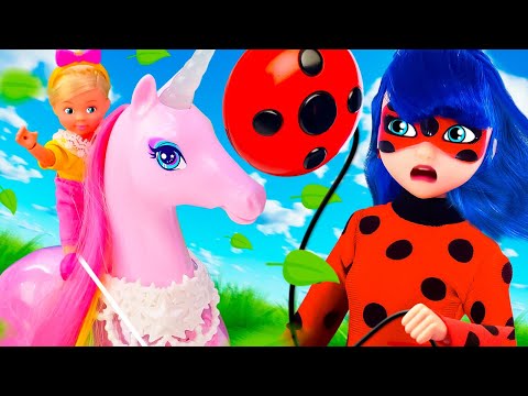 La fille de Barbie est devenue énorme!🦄 Jeux pour filles avec Ladybug et le Chat Noir