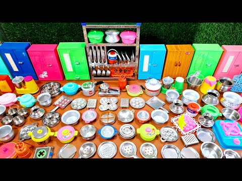 7 Minutes Satisfying with Unboxing Sanrio Toy Kitchen Set | Cutee Tiny Mini ASMR Cooking Set Game