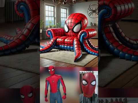 superheroes but octopus sofa 😱Marvel& DC-All Characters #marvel #avengers#shorts#qgrcartoon
