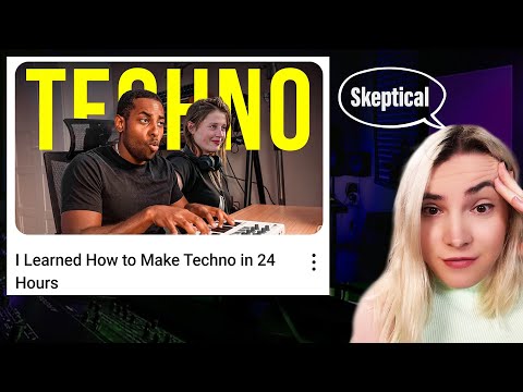 HipHop Producer Says He Learned Techno in a Day.. Let's See About That