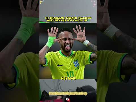 The reactions of people when Neymar was selected for the World Cup#soccer #tiktokcampaign #neymar