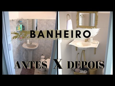 Transformamos um BANHEIRO PEQUENO gastando POUCO - Eduardo Wizard